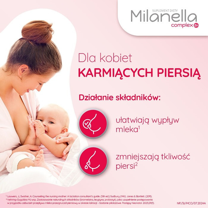 Milanella Complex Zn kapsułki dla kobiet karmiących piersią, 30 szt.
