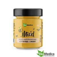 Miód wielokwiatowy z cytryną, imbirem i naturalną witaminą C 250 g