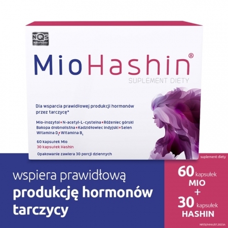 Miohashin kapsułki Mio + Hashin na tarczycę, 60 + 30 szt.