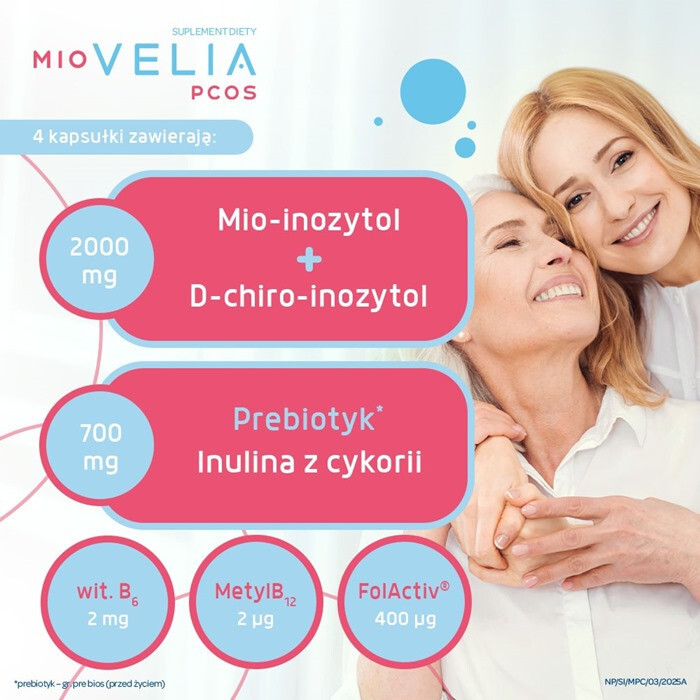 Miovelia PCOS kapsułki, 60 szt.
