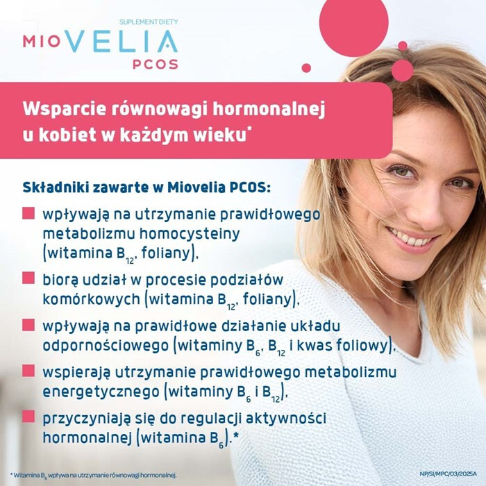 Miovelia PCOS kapsułki, 60 szt.