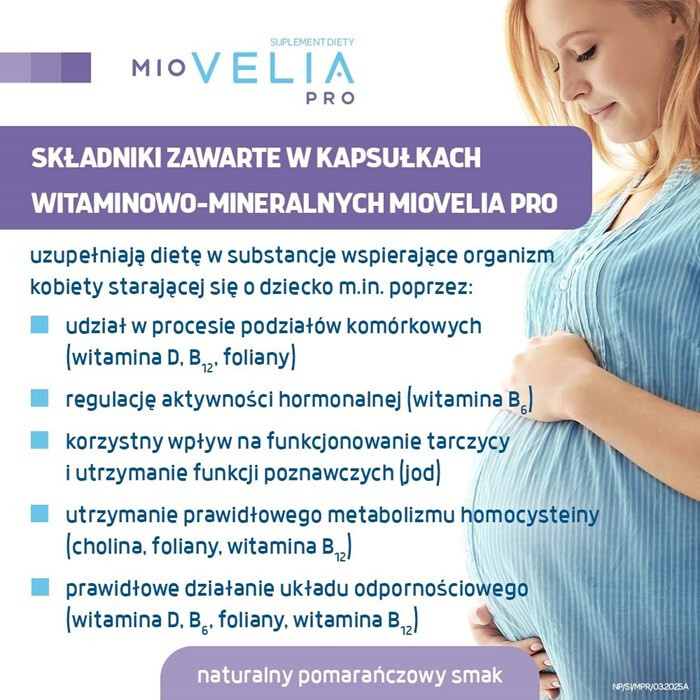 Miovelia Pro kuracja dla kobiet wspierająca płodność, 30 saszetek + 30 kapsułek