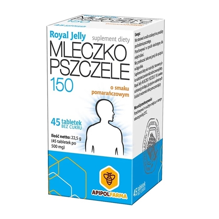 Mleczko Pszczele Royal Jelly 150 45 tabletek