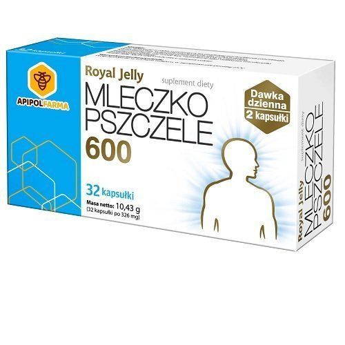 Mleczko Pszczele Royal Jelly 600 32 kapsułki