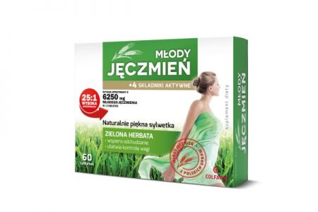 Młody jęczmień 60 tabletek