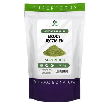 Młody Jęczmień proszek 500 g