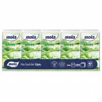 Mola Aloes chusteczki higieniczne, 10 x 10 szt.