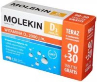 Molekin D3 tabletki powlekane, 120 szt.