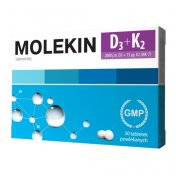 Molekin D3+K2 30 tabletek powlekanych / Zdrowe kości