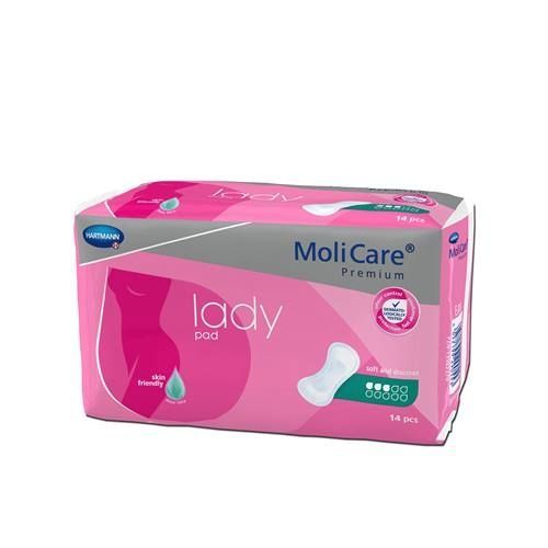 MOLICARE PREMIUM LADY PAD 3 KROPELKI WKŁADKI UROLOGICZNE 14 SZT.