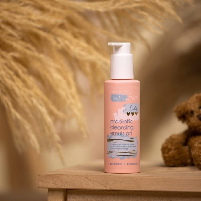 Mom & Who? Kids Emulsja do mycia twarzy pre i probiotyczna 150 ml