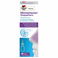 Mometazon Doppelherz 50 mcg/dawkę aerozol do nosa, 60 dawek