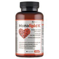 Monolipid K kapsułki na prawidłowy poziom cholesterolu, 90 szt.