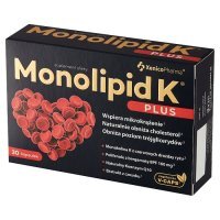 Monolipid K Plus kapsułki na prawidłowy poziom cholesterolu, 30 szt.