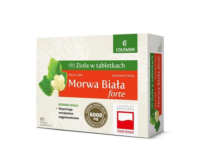 Morwa Biała Forte tabletki powlekane, 60 szt.
