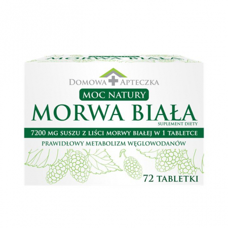Morwa Biała Moc Natury tabletki, 72 szt.