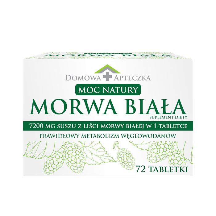 Morwa Biała Moc Natury tabletki, 72 szt.