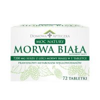 Morwa Biała Moc Natury tabletki, 72 szt.