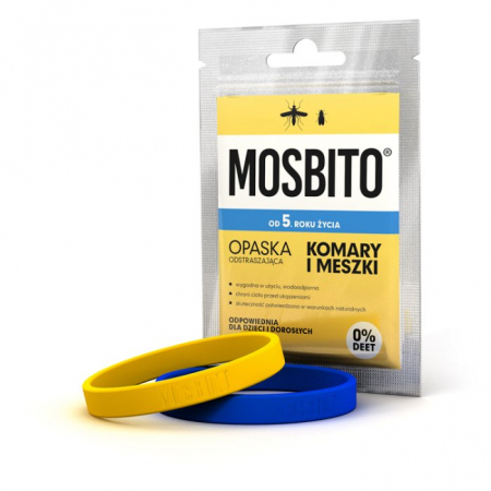 Mosbito opaska odstraszająca komary i meszki 1 szt.