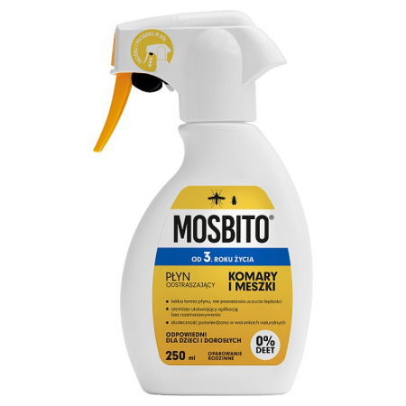 Mosbito Płyn odstraszający komary i meszki 250 ml