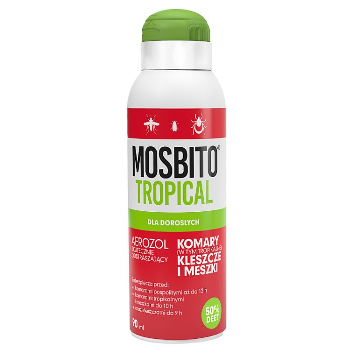 Mosbito Tropical spray odstraszający komary kleszcze i meszki, 90 ml