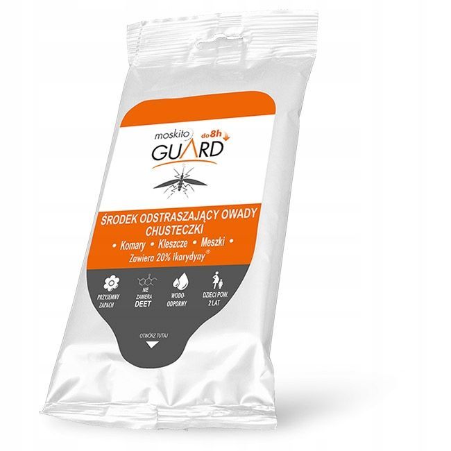 Moskito Guard chusteczki odstraszające owady 15 szt.