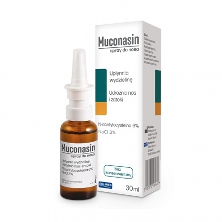Muconasin spray do nosa na katar i zatoki, 30 ml