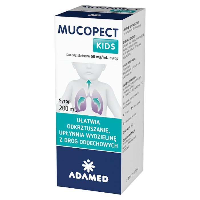 Mucopect KIDS syrop 50 mg/ml 200 ml
