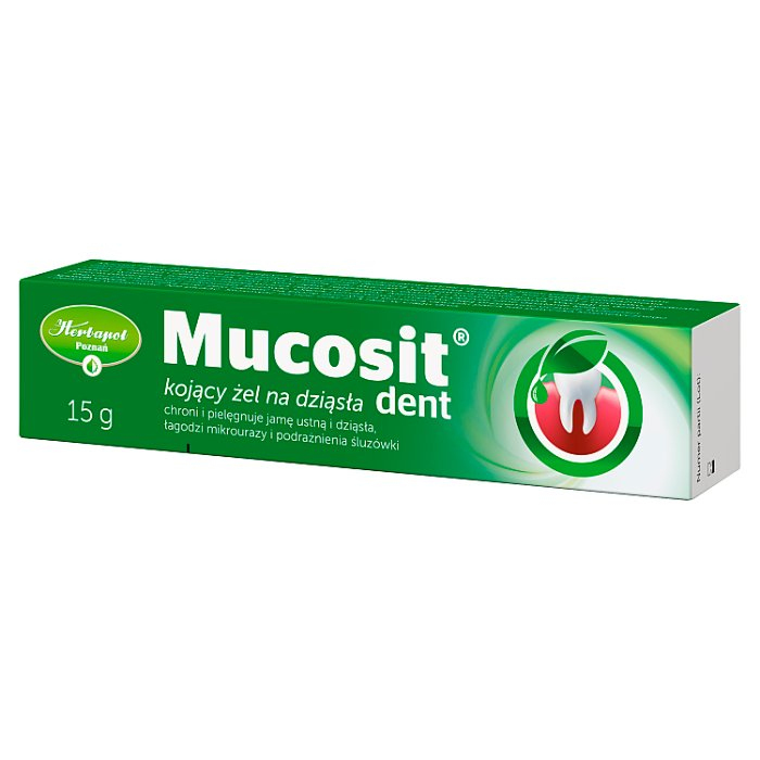 Mucosit Dent kojący żel na dziąsła 15 g