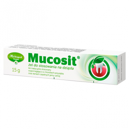 Mucosit żel 15 g / stany zapalne jamy ustnej