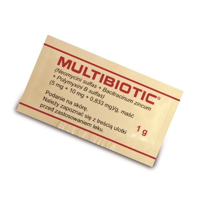 Multibiotic maść 1 g 10 sasz.