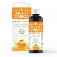 MultiOmega płyn o smaku owoców tropikalnych, 250 ml