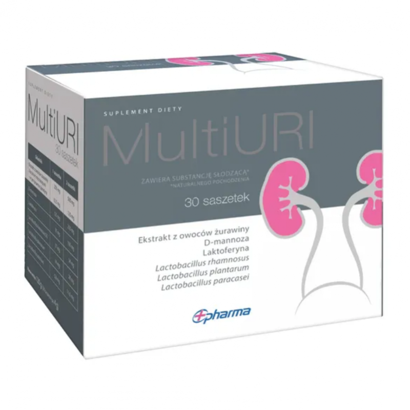 MultiUri saszetki z proszkiem do rozpuszczania, 30 szt.