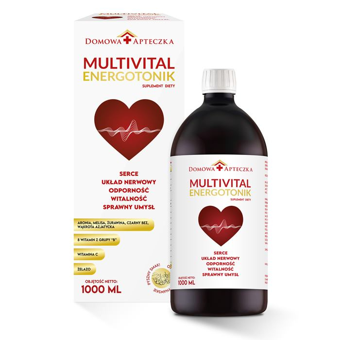 Multivital Energotonik płyn, 1000 ml