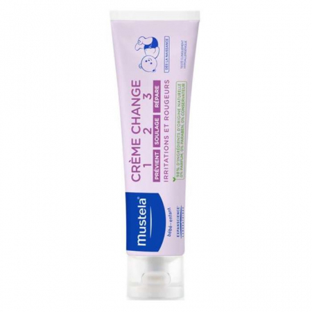 Mustela Bebe krem do przewijania 1>2>3 dla niemowląt, 150 ml