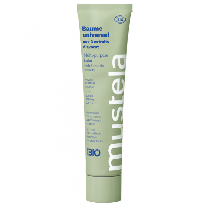 Mustela Bio Balsam multifunkcyjny z 3 ekstraktami z awokado, 75 ml