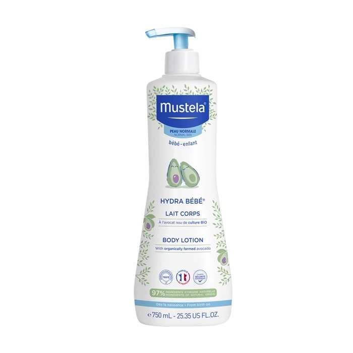 Mustela Hydra Bebe Mleczko do ciała z organicznym awokado, 750ml