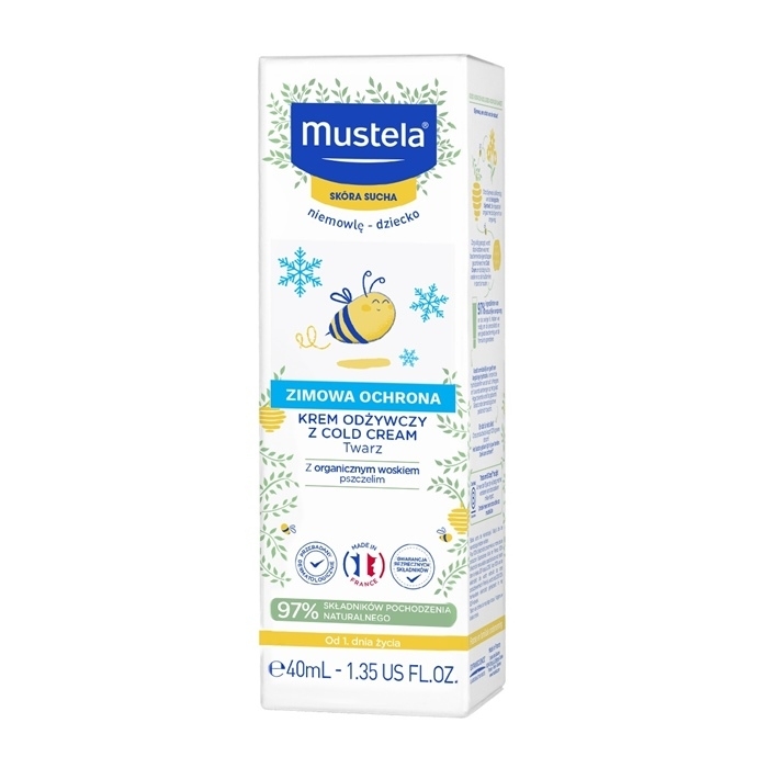 MUSTELA Krem odżywczy z Cold Cream, 40 ml