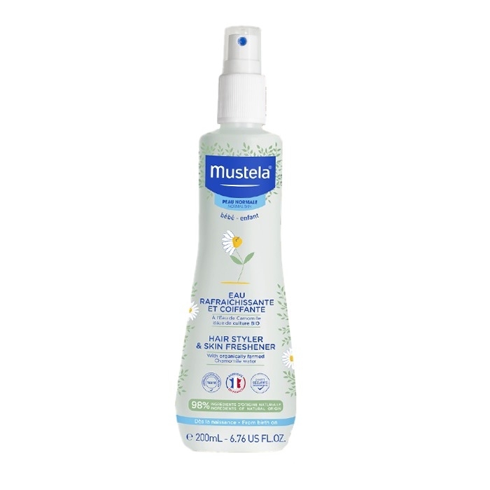 MUSTELA Odświeżający spray ułatwiający rozczesywanie włosów 200 ml