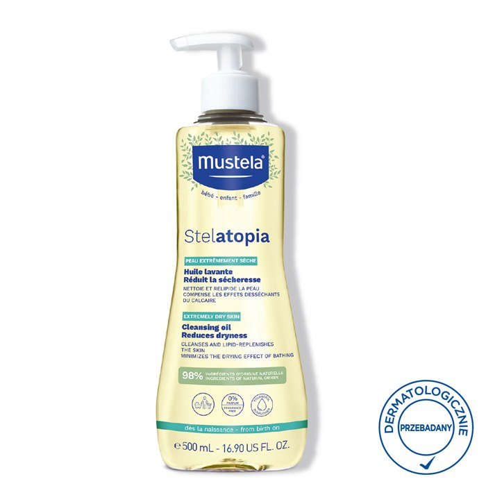 Mustela olejek myjący do skóry atopowej od urodzenia, 500 ml