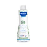 Mustela płyn Bąbelkowa Kąpiel dla noworodka z organicznym awokado, 750 ml