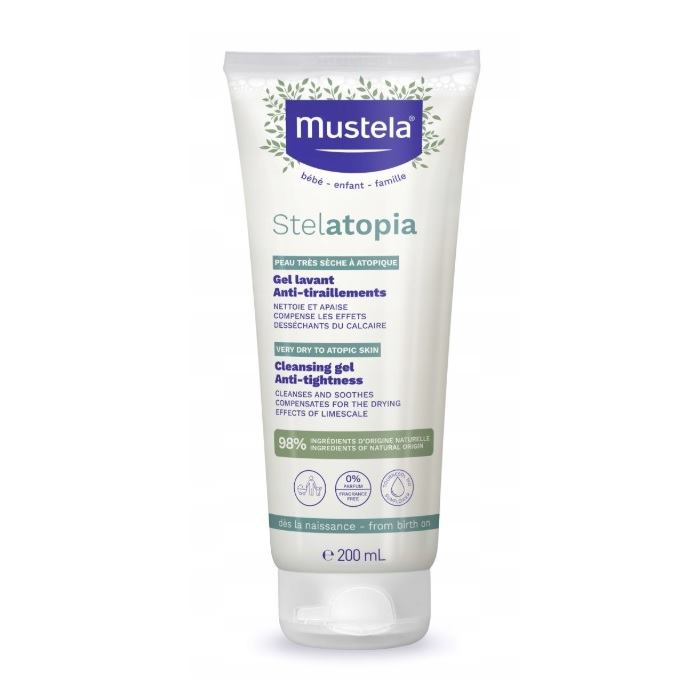 Mustela Stelatopia żel do mycia skóry atopowej, 200 ml