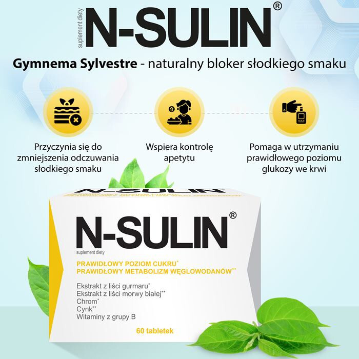 N-Sulin tabletki, 60 szt.
