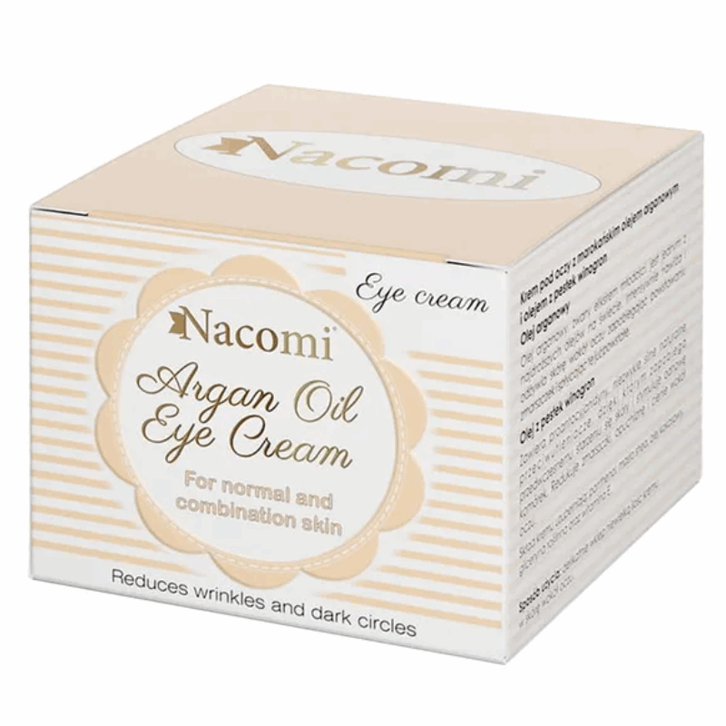 Nacomi Arganowy krem pod oczy, 15 ml