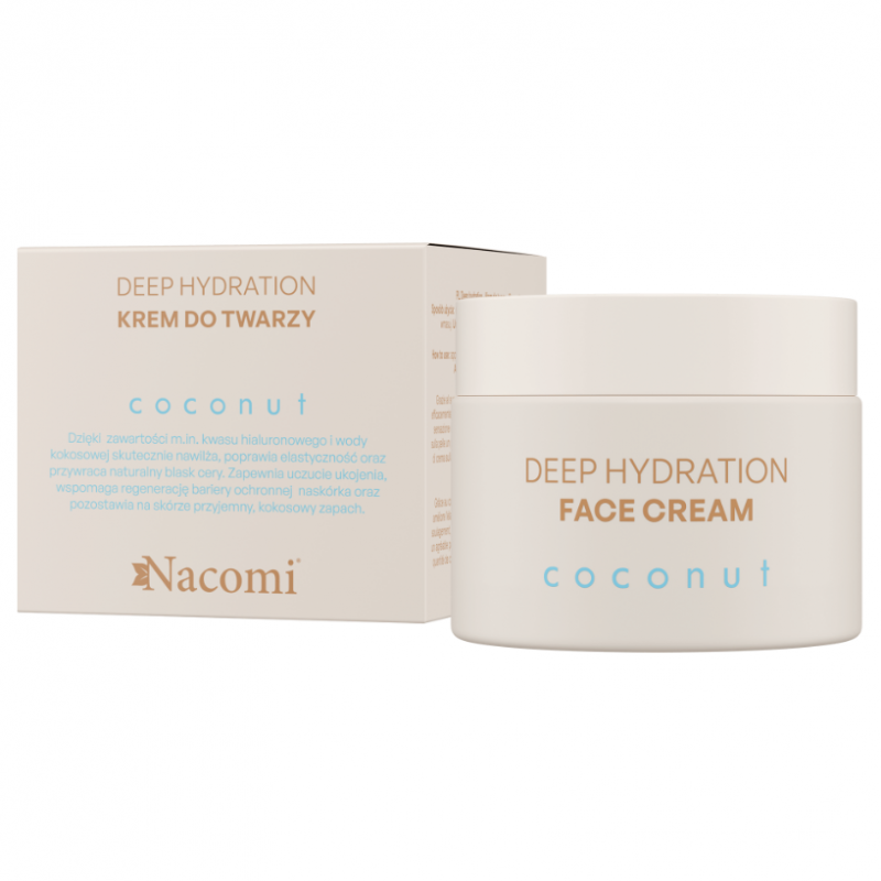 Nacomi Deep hydration Krem do twarzy Coconut, 40 ml
