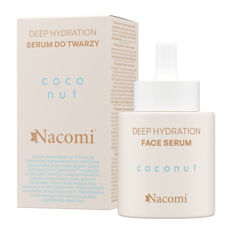 Nacomi Deep hydration Serum do twarzy Coconut, 30 ml