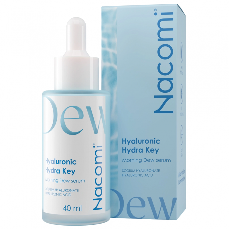 Nacomi Hyaluronic Hydra Key Serum nawilżające do twarzy, 40 ml