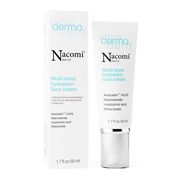 NACOMI Next Level Dermo Wielopoziomowy krem intensywnie nawilżający 50 ml
