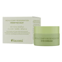 Nacomi Rich & Comfy Regeneration Krem pod oczy Awokado i Ceramidy, 15 ml