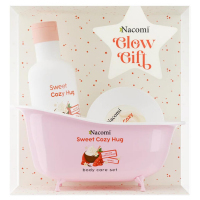 Nacomi Sweet Cozy Hug Zestaw (żel pod prysznic, 300 ml + masło do ciała, 100 ml), 1 szt.